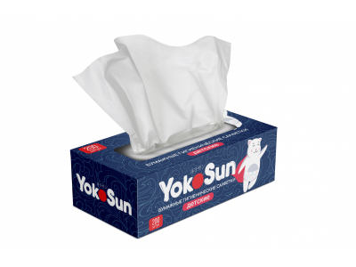 Салфетки YokoSun детские бумажные гигиенические, 200 шт. 1-00456386_3