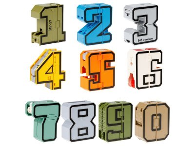 Трансботы 1toy Цифровая гвардия Цифры от 0 до 9 1-00456390_13