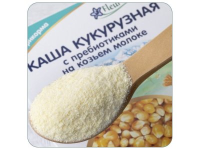 Каша Fleur Alpine на козьем молоке, Кукурузная с пребиотиками, с 5 месяцев, 200 г 1-00223639_3