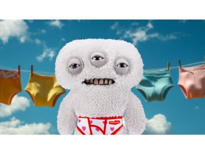 Игрушка Плюшевая Zuru Fuggler Annnoyed Alien - Grey 1-00457244_3