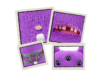 Игрушка Плюшевая Zuru Fuggler BF Rekko Purple 1-00457247_7