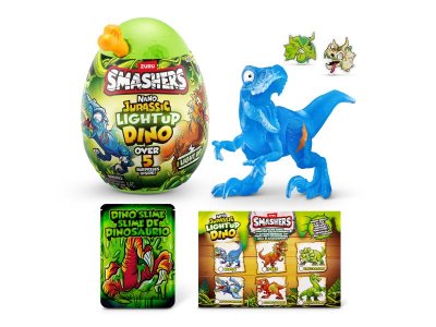 Игровой набор Zuru сюрприз в яйце Smashers Jurassic Light up Dino 1-00457257_2