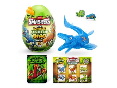 Игровой набор Zuru сюрприз в яйце Smashers Jurassic Light up Dino 1-00457257_3