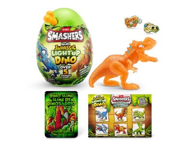Игровой набор Zuru сюрприз в яйце Smashers Jurassic Light up Dino 1-00457257_4