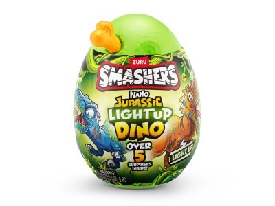 Игровой набор Zuru сюрприз в яйце Smashers Jurassic Light up Dino 1-00457257_12