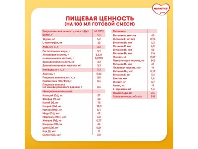 Смесь Малютка Комфорт Pro с 0-12 мес 600 г 1-00365244_15