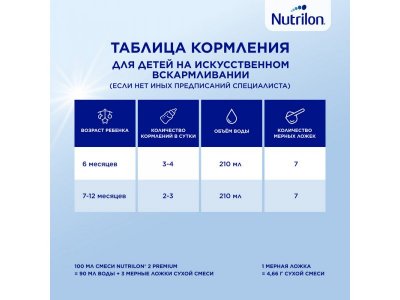 Смесь Nutrilon 2 Premium молочная, 1200 г 1-00196294_12