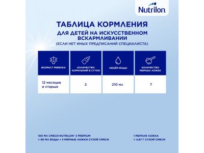 Смесь Nutrilon Premium 3 молочная 600 г 1-00374730_12