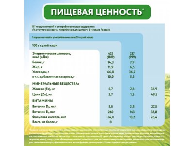 Каша Малютка, молочная кукурузная 220 г, пауч 1-00003546_8