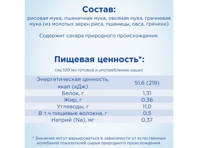 Каша Nutrilon безмолочная мультизлаковая 180 г 1-00212942_5