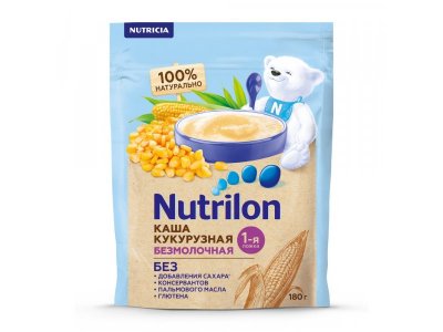 Каша Nutrilon безмолочная кукурузная 180 г 1-00212943_1