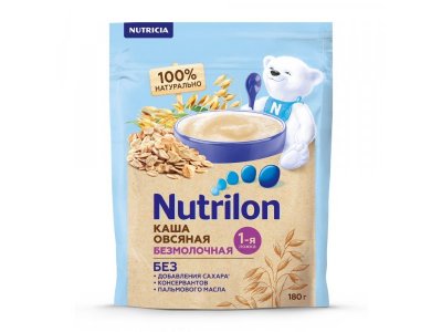 Каша Nutrilon безмолочная овсяная 180 г 1-00212944_1