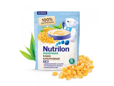 Каша молочная Nutrilon Кукурузная 200 г 1-00260595_1