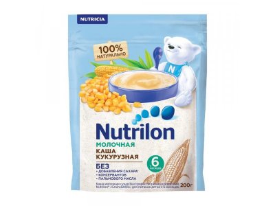 Каша молочная Nutrilon Кукурузная 200 г 1-00260595_2