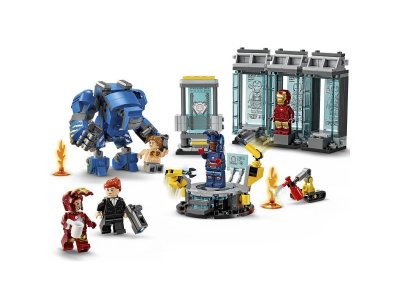 Конструктор LEGO Marvel Лаборатория Железного Человека: Зал Доспехов 76315 1-00457469_6