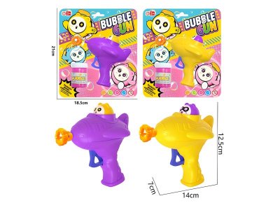 Пистолет механический с мыльными пузырями 1Toy Мы-шарики! Мультяшка на самолете, 50 мл 1-00457463_1