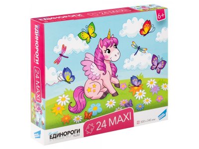 Пазл Dream Makers Board Games 24 Maxi Единороги 1-00457472_2