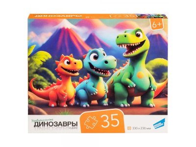 Пазл Dream Makers Board Games 35 Динозавры 1-00457474_1
