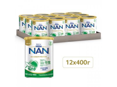 Смесь NAN на козьем молоке с 0 до 12 месяцев, 400 г 1-00367531_6
