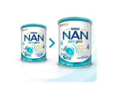 Молочко Nestle NAN 4 детское Optipro 800 г 1-00054075_11