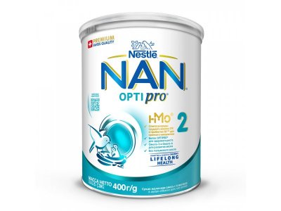Смесь Nestle NAN 2 молочная сухая Optipro 400 г 1-00104095_1