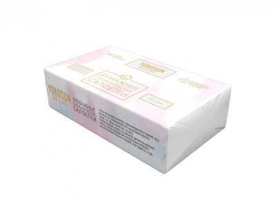Салфетки YokoSun бумажные гигиенические крем-эффект, 120 шт. 1-00457524_2