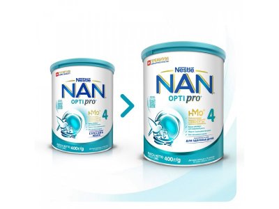 Молочко Nestle NAN 4 детское Optipro 400 г 1-00007840_13