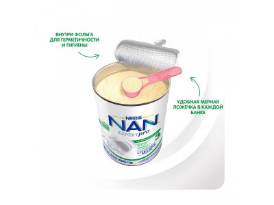Молочко Nestle NAN 3 Кисломолочный детское 400 г 1-00042411_11