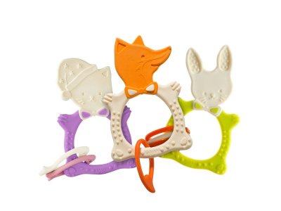 Набор прорезывателей Roxy-Kids Bunny, Fox, Meow 1-00457530_1