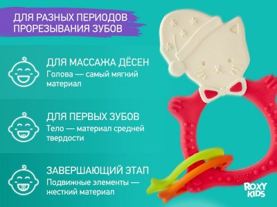 Прорезыватель Roxy-Kids Meow Teether 1-00457532_10