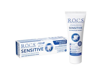 Зубная паста Rocs Sensitive Мгновенный эффект, 94 г 1-00265239_1