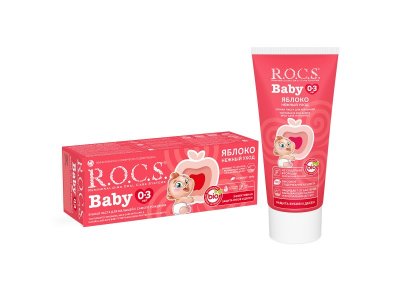 Зубная паста Rocs Baby Нежный уход Яблоко, 45 г 1-00265258_1