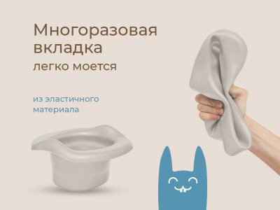 Горшок дорожный Roxy-Kids HandyPotty 3 в 1 универсальный 1-00457656_13