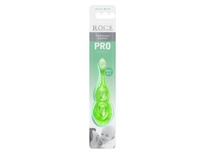 Зубная щетка Rocs Pro Baby для детей от 0 до 3 лет 1-00206569_2