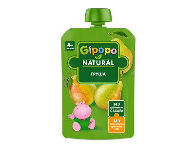 Пюре Gipopo Груша с 4 мес., 90 г 1-00443814_1