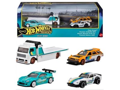 Набор игровой Hot Wheels Premium, 4 машинки, металл, 1:64 1-00457659_7