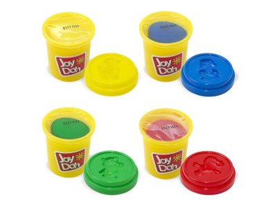 Масса для лепки Joy Doh, набор из 4 баночек с тестом 1-00457663_4