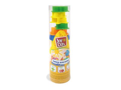 Масса для лепки Joy Doh, набор Mini Kit - маленькая упаковка с пресс-формами, 3 баночки с тестом 1-00457665_2