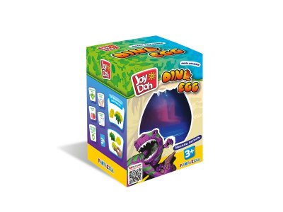 Масса для лепки Joy Doh, набор Dino Egg - 3D формы, 2 пакетика с тестом 1-00457680_1