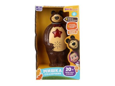 Игрушка музыкальная Умка Мишка-сказочник 20 песен, сказок и фраз 1-00458284_1
