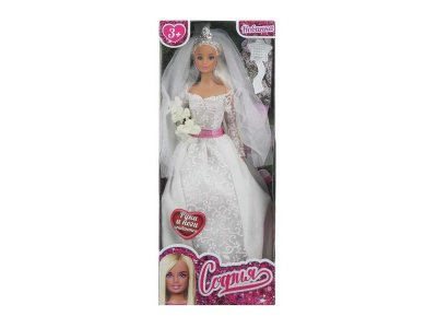Кукла Карапуз София Невеста, с аксессуарами 29 см 1-00458297_1