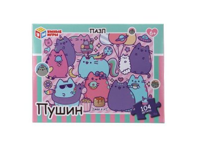 Пазл Умные игры Пушин 104 детали 1-00458320_1