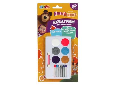Аквагрим Мульти Арт Маша и Медведь 1-00458330_1