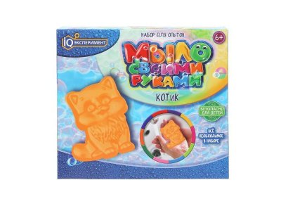 Набор опытов IQ Эксперимент Мыловарение Котик 1-00458332_1