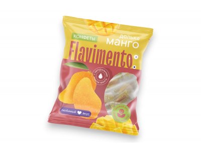 Конфеты жевательные Flavimento Манго 100 гр 1-00458342_1