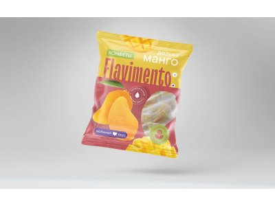 Конфеты жевательные Flavimento Манго 100 гр 1-00458342_2