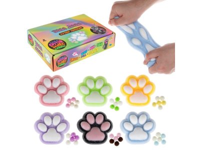 Игрушка-антистресс 1 Toy Крутой замес Таба Лапа пушистая с посыпкой, 11*4 см 1-00458351_1