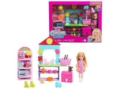 Набор игровой Barbie Chelsea Магазин игрушек Челси, с продукцией, торговым прилавком и акс. 1-00457540_1
