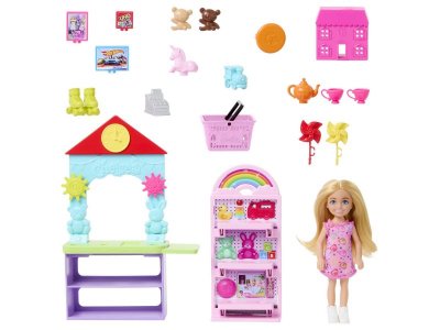Набор игровой Barbie Chelsea Магазин игрушек Челси, с продукцией, торговым прилавком и акс. 1-00457540_3