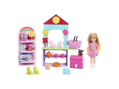 Набор игровой Barbie Chelsea Магазин игрушек Челси, с продукцией, торговым прилавком и акс. 1-00457540_5